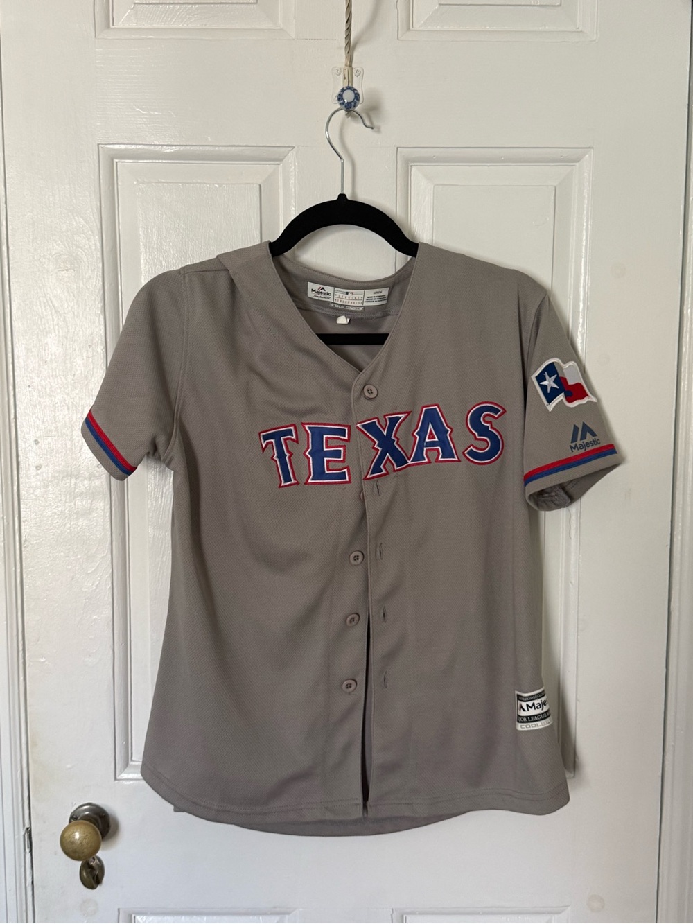 Majestic Gray CoolBase Baseball Jersey
